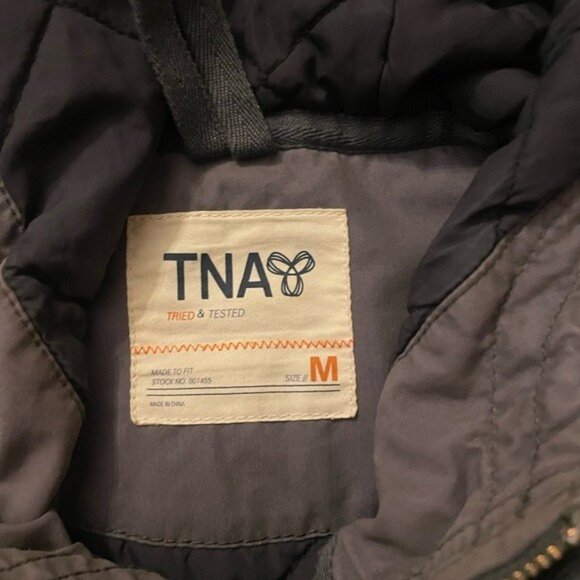 TNA Platoon Military Utility Grey Jacket Women's Medium - Picture 7 of 8